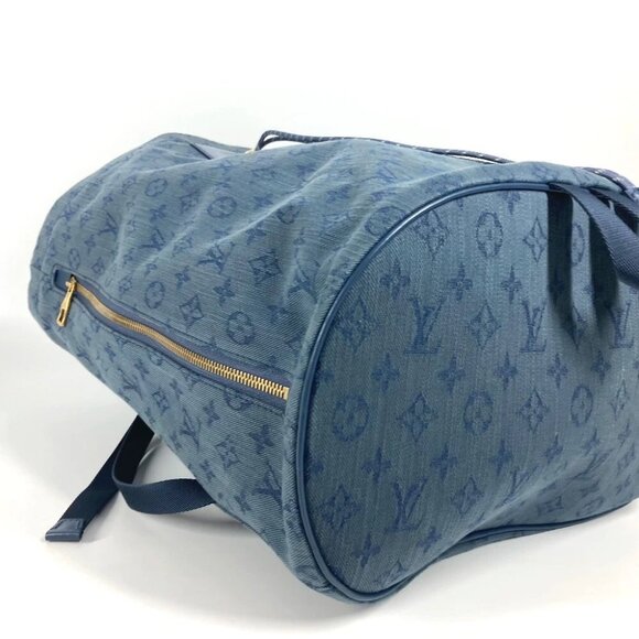 LOUIS VUITTON M44617 MonogramDenim chalk-Backpack Monogram Denim Canvas blue - Picture 6 of 13